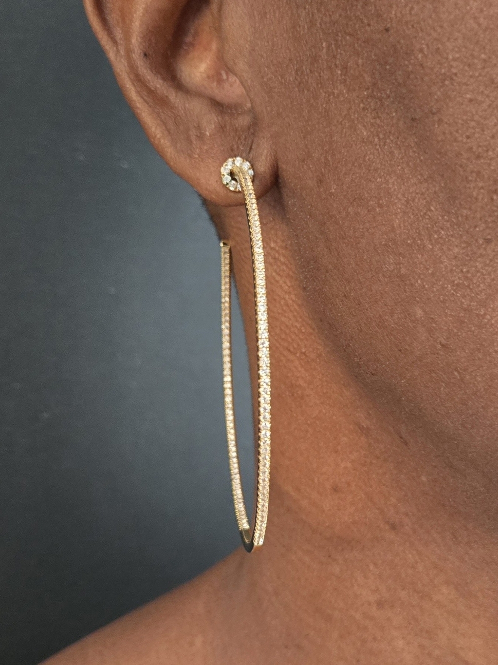 adornmonde | coen hoop earrings | gold plated sterling silver | jewelry